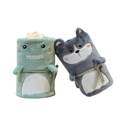 Kids animal fleece blanket