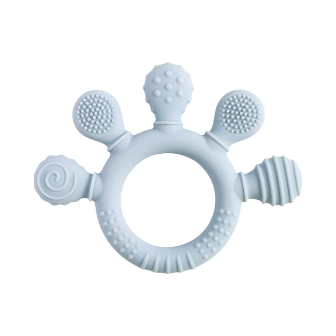 Silicone baby teething ring