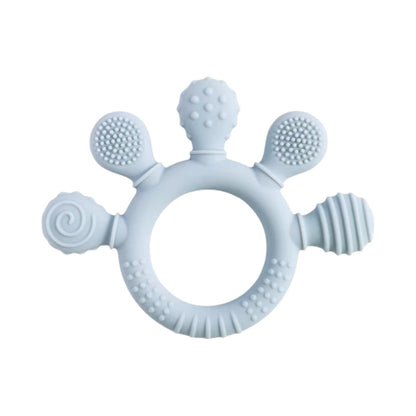 Silicone baby teething ring