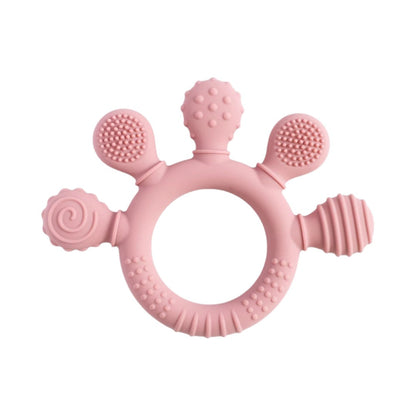 Silicone baby teething ring