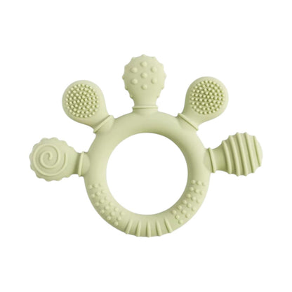 Silicone baby teething ring