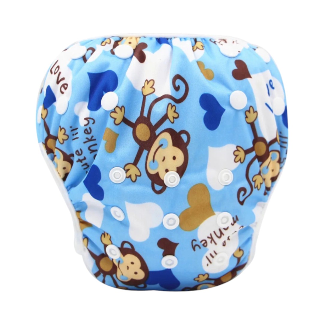 Reusable and waterproof baby swim diapers