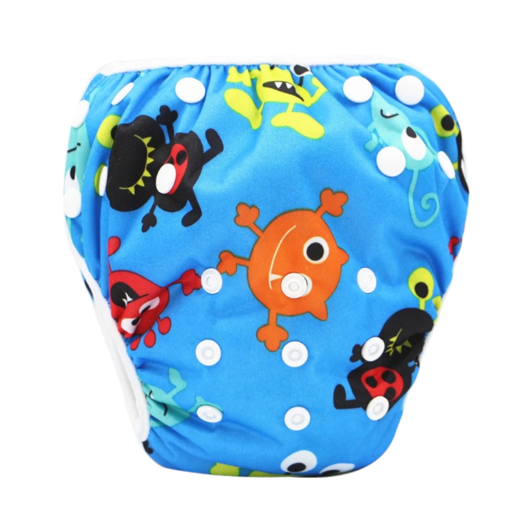 Reusable and waterproof baby swim diapers