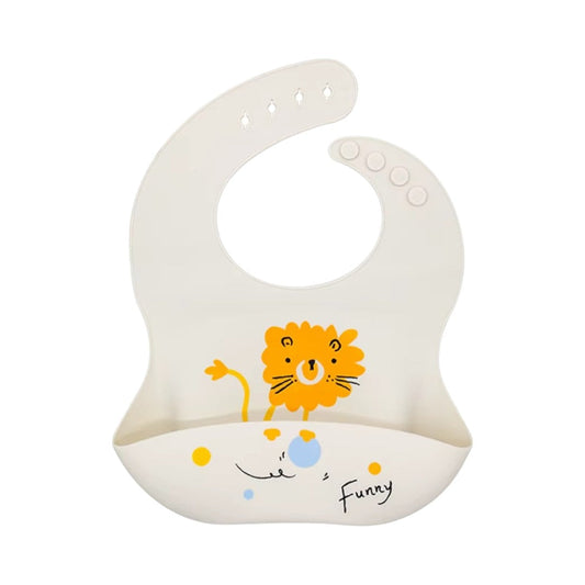 Waterproof silicone baby bib