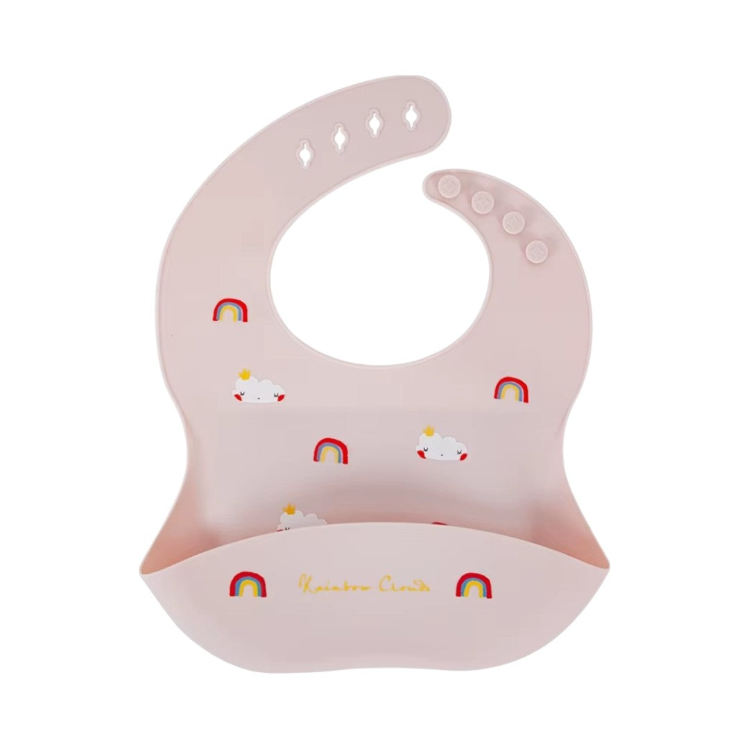 Waterproof silicone baby bib