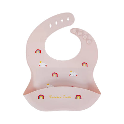 Waterproof silicone baby bib