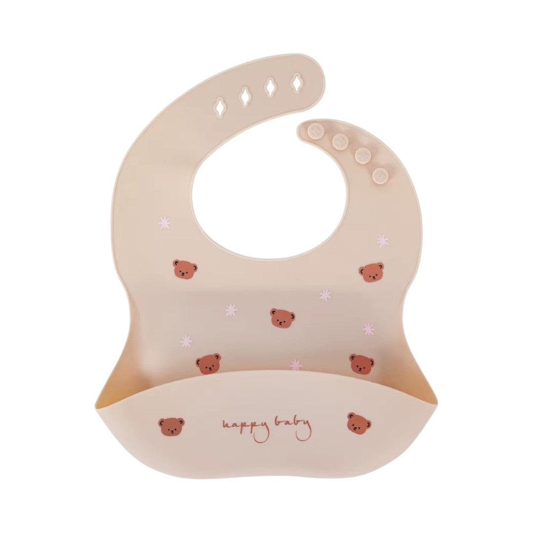 Waterproof silicone baby bib