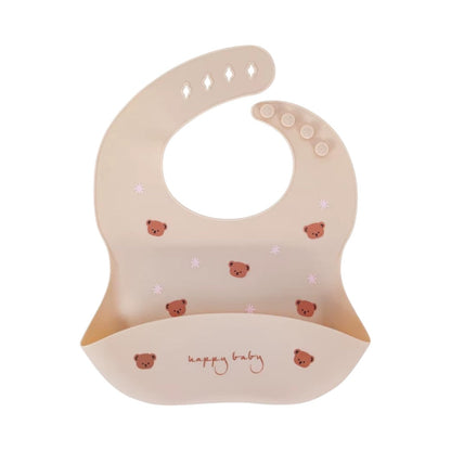 Waterproof silicone baby bib