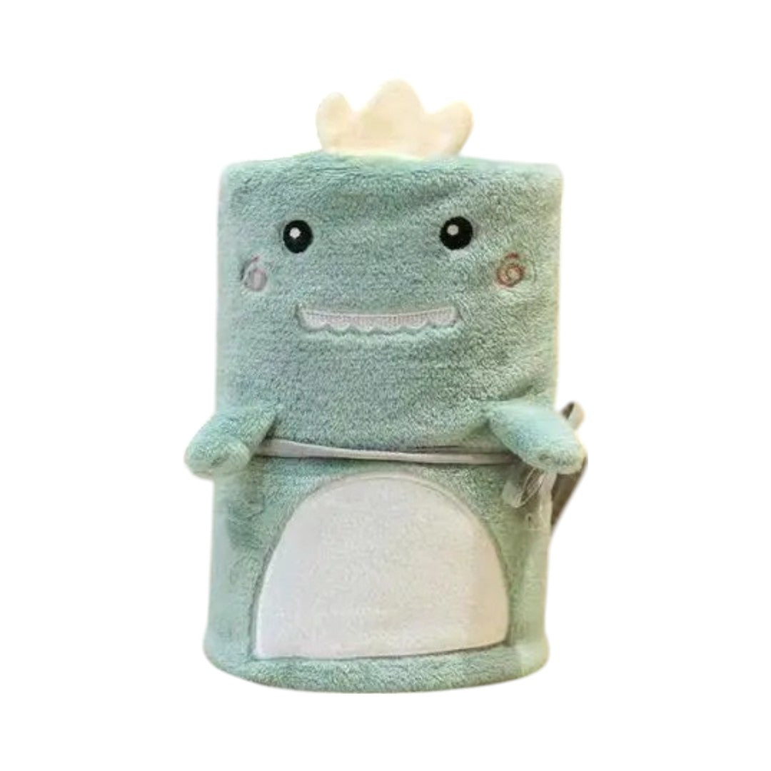 Kids animal fleece blanket